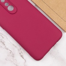Чохол TPU GETMAN Liquid Silk Full Camera для Xiaomi Redmi 8 – Бордовий