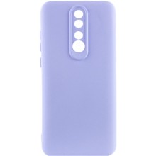 Чохол TPU GETMAN Liquid Silk Full Camera для Xiaomi Redmi 8 (Бузковий)
