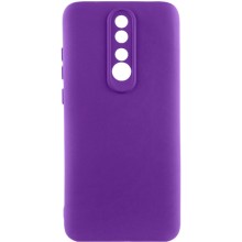 Чохол TPU GETMAN Liquid Silk Full Camera для Xiaomi Redmi 8 (Фіолетовий)