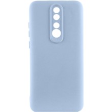 Чехол TPU GETMAN Liquid Silk Full Camera для Xiaomi Redmi 8 (Голубой)