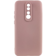 Чохол TPU GETMAN Liquid Silk Full Camera для Xiaomi Redmi 8 – Рожевий