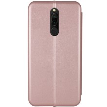 Шкіряний чохол-книжка Classy для Xiaomi Redmi 8 – Rose Gold