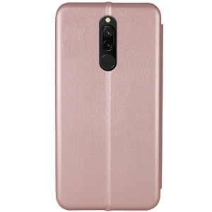 Шкіряний чохол-книжка Classy для Xiaomi Redmi 8 – Rose Gold