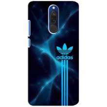 Чохли Адидас для Xiaomi Redmi 8 (AlphaPrint) (Синій Адідас)