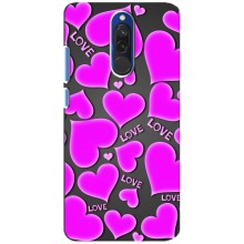 Чехлы для любимой на Сяомі Редмі 8 (VPrint) – Pink hearts