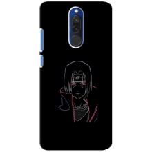Чехлы на тему: Итачи Учиха для Xiaomi Redmi 8 (AlphaPrint) – силуэт Итачи