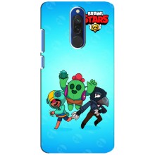 Чехлы Brawl Stars для Xiaomi Redmi 8 (AlphaPrint) – Тріо героїв