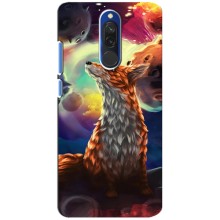 Чехлы с картинкой Лисички для Xiaomi Redmi 8 (VPrint) – Лисица в космосе