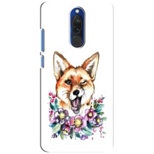 Чехлы с картинкой Лисички для Xiaomi Redmi 8 (VPrint) – Веселая лисичка