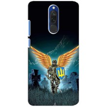 Чехлы с картинкой ЗСУ для Xiaomi Redmi 8 (AlphaPrint) (Солдат ЗСУ)