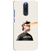 Чохли з Мавпами NFT для Xiaomi Redmi 8 (AlphaPrint) (мавпа NFT в окулярах)