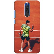Чохли з прінтом Спортивна тематика для Xiaomi Redmi 8 – Алькарас Тенісист