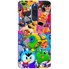 Чехол для Xiaomi Redmi 8 Бравл Старс (VPrint) – герои Бравл Старс