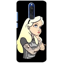 Чехол с печатью для Xiaomi Redmi 8 - (Мода) (AlphaPrint) – Девочка в тату