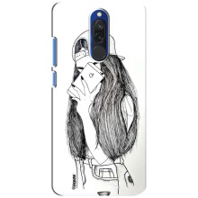Чехол с печатью для Xiaomi Redmi 8 - (Мода) (AlphaPrint) – Фото девочки