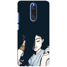 Чехол с печатью для Xiaomi Redmi 8 - (Мода) (AlphaPrint) – Красивая девочка