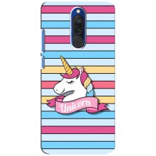 Чохол для Сяомі Редмі 8 - (Єдинорожки - Новинки) (AlphaPrint) – Unicorn