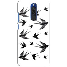 Чохол з пташками на Xiaomi Redmi 8 (VPrint) – Ластівки
