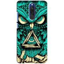 Чохол з пташками на Xiaomi Redmi 8 (VPrint) – Сова з оком
