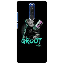 Чехол Супергерои Марвел на Редми 8 (Groot)