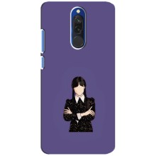 Чохли Венсдей на Xiaomi Redmi 8 Уенсдей (AlphaPrint) – Венздей у чорному