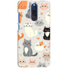 Чохол з малюнком кіт на Xiaomi Redmi 8 (Колаж котів)