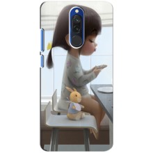 Дівчачий Чохол для Xiaomi Redmi 8 (ДІвчина з іграшкою)