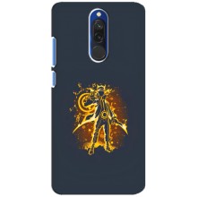 Naruto Anime Чехлы для Редми 8 (AlphaPrint) – золотой Наруто