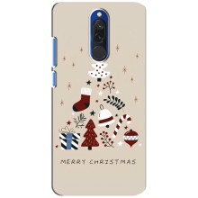 Різдвяні Чохли для Xiaomi Redmi 8 (VPrint) (Merry Christmas)