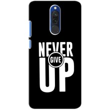 Силиконовый Чехол на Xiaomi Redmi 8 с картинкой Nike – Never Give UP