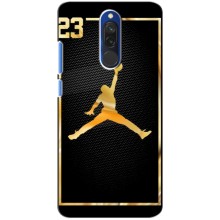 Силиконовый Чехол Nike Air Jordan на Редми 8 (Джордан 23)