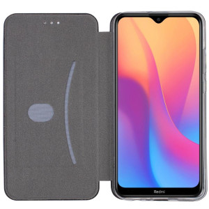Шкіряний чохол-книжка Classy для Xiaomi Redmi 8a – Бордовий