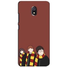 Чехлы с Гарри Поттером для Xiaomi Redmi 8A (AlphaPrint) – Гарри с друзьями