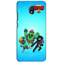 Чехлы Brawl Stars для Xiaomi Redmi 8A (AlphaPrint) – Тріо героїв