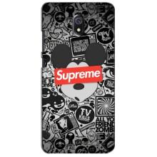 Чехол с Брендами одежды на Редми 8а – Supreme Маус