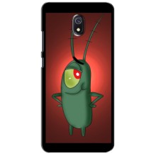 Чехол с картинкой "Одноглазый Планктон" на Xiaomi Redmi 8A (Стильный Планктон)
