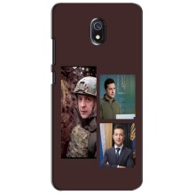 Чехол для Xiaomi Redmi 8A (AlphaPrint - с принтом Зеленского) – Президент