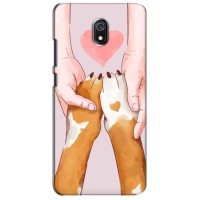 Чехол (ТПУ) Милые собачки для Xiaomi Redmi 8A – Любовь к собакам