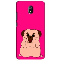 Чехол (ТПУ) Милые собачки для Xiaomi Redmi 8A – Веселый Мопсик