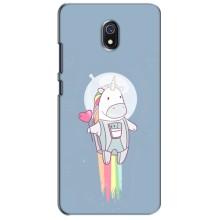 Чехол Unicorn на Xiaomi Redmi 8A (Единорог космонавт)