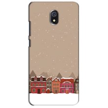 Новогодние, Праздничные Чехлы для Xiaomi Redmi 8A - 2024 год (Зимний город)