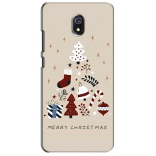 Різдвяні Чохли для Xiaomi Redmi 8A (VPrint) (Merry Christmas)