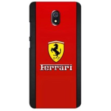 Силіконовий бампер з картинкою машини на Xiaomi Redmi 8A (Ferrari Logo)