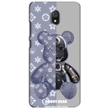 Силиконовый чехол для Xiaomi Redmi 8A (Медведь Louis Vuitton)