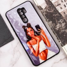 TPU+PC чехол Prisma Ladies для Xiaomi Redmi 9 – Black in White