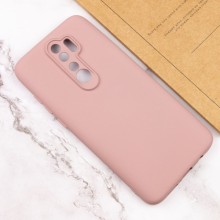 Чехол TPU GETMAN Liquid Silk Full Camera для Xiaomi Redmi 9 – Розовый