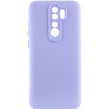 Чехол TPU GETMAN Liquid Silk Full Camera для Xiaomi Redmi 9 (Сиреневый)