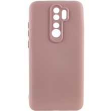 Чехол TPU GETMAN Liquid Silk Full Camera для Xiaomi Redmi 9 – Розовый