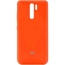 Чехол Silicone Cover My Color Full Protective (A) для Xiaomi Redmi 9 – Оранжевый