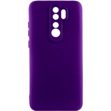 Чехол TPU GETMAN Liquid Silk Full Camera для Xiaomi Redmi 9 – Фиолетовый